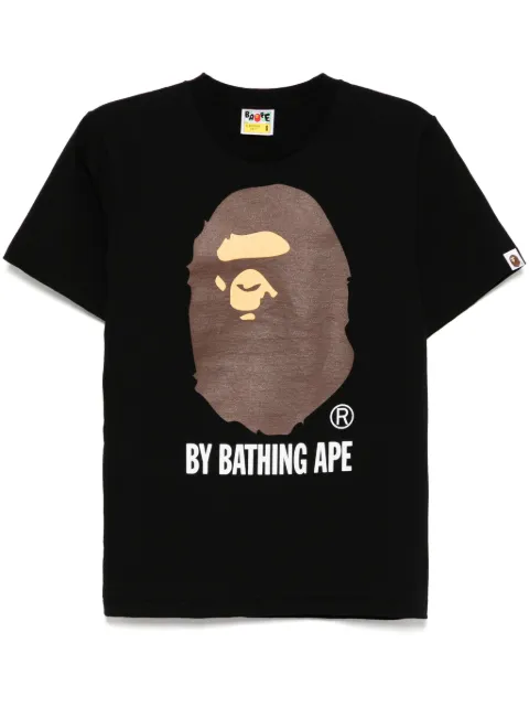 A BATHING APE® playera con logo estampado