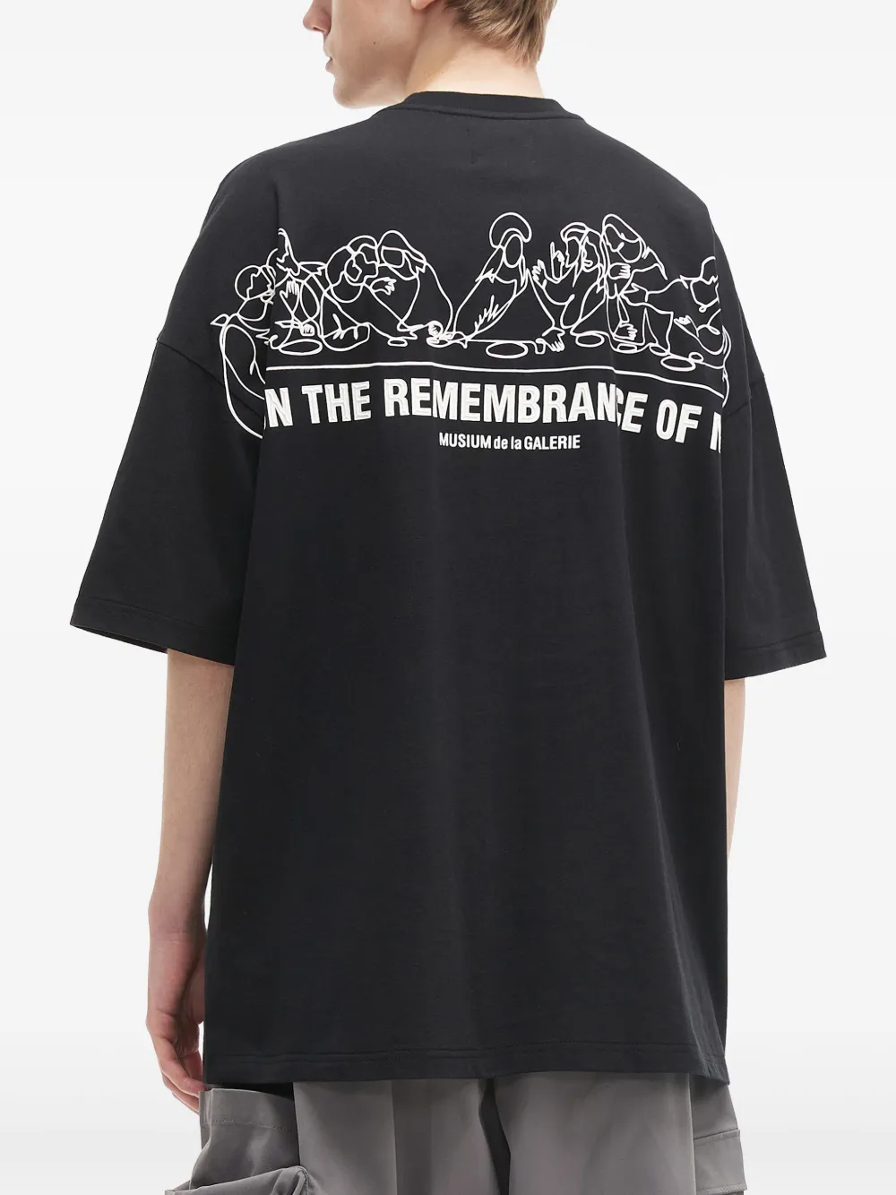 Musium Div. Katoenen T-shirt Zwart