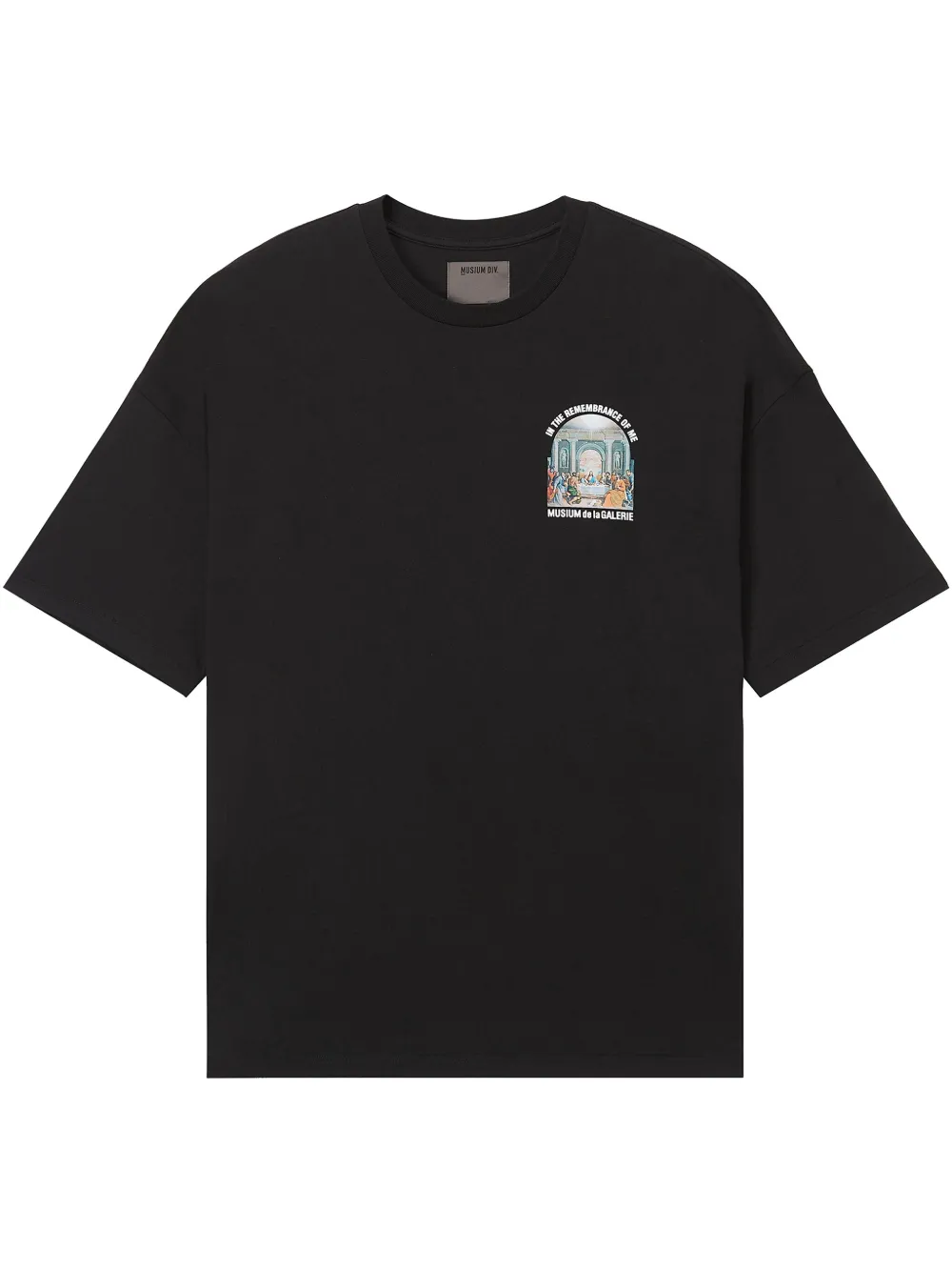 Musium Div. Katoenen T-shirt Zwart