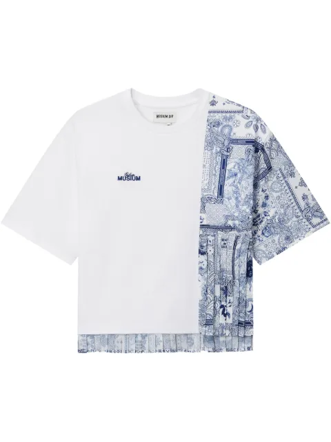 Musium Div. playera con estampado de bandana