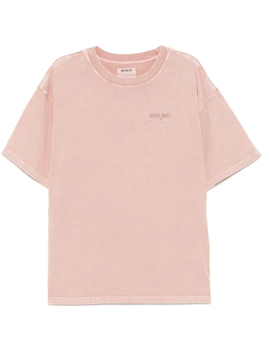 Musium Div. playera con logo estampado | rosado | Image 1