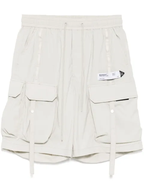 Musium Div. logo-patch cargo shorts