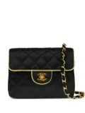 CHANEL Pre-Owned 1990 mini Classic Square Flap shoulder bag - Black