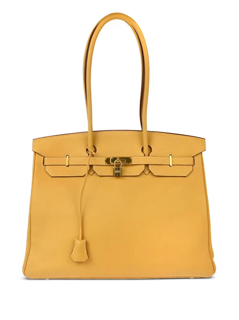 Hermès Pre-Owned 2001 バーキン 40 バッグ - イエロー Hermès Pre-Owned 2001 バーキン 40 バッグ - イエロー