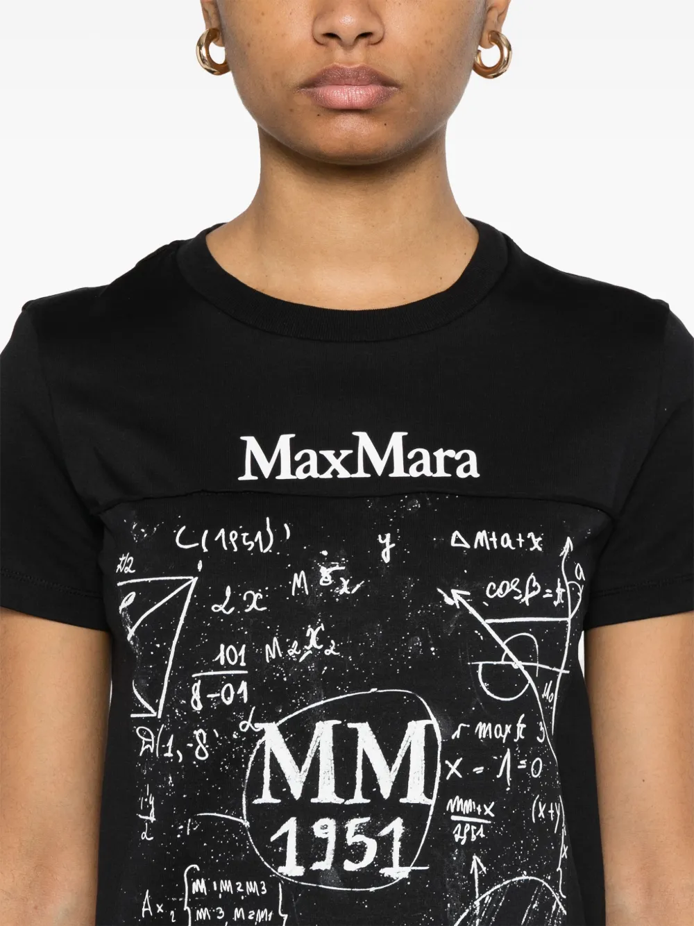Max Mara Colibri T-shirt Zwart