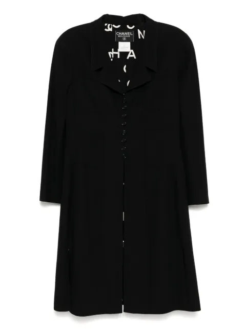 CHANEL Pre-Owned 1997 single-breasted coat