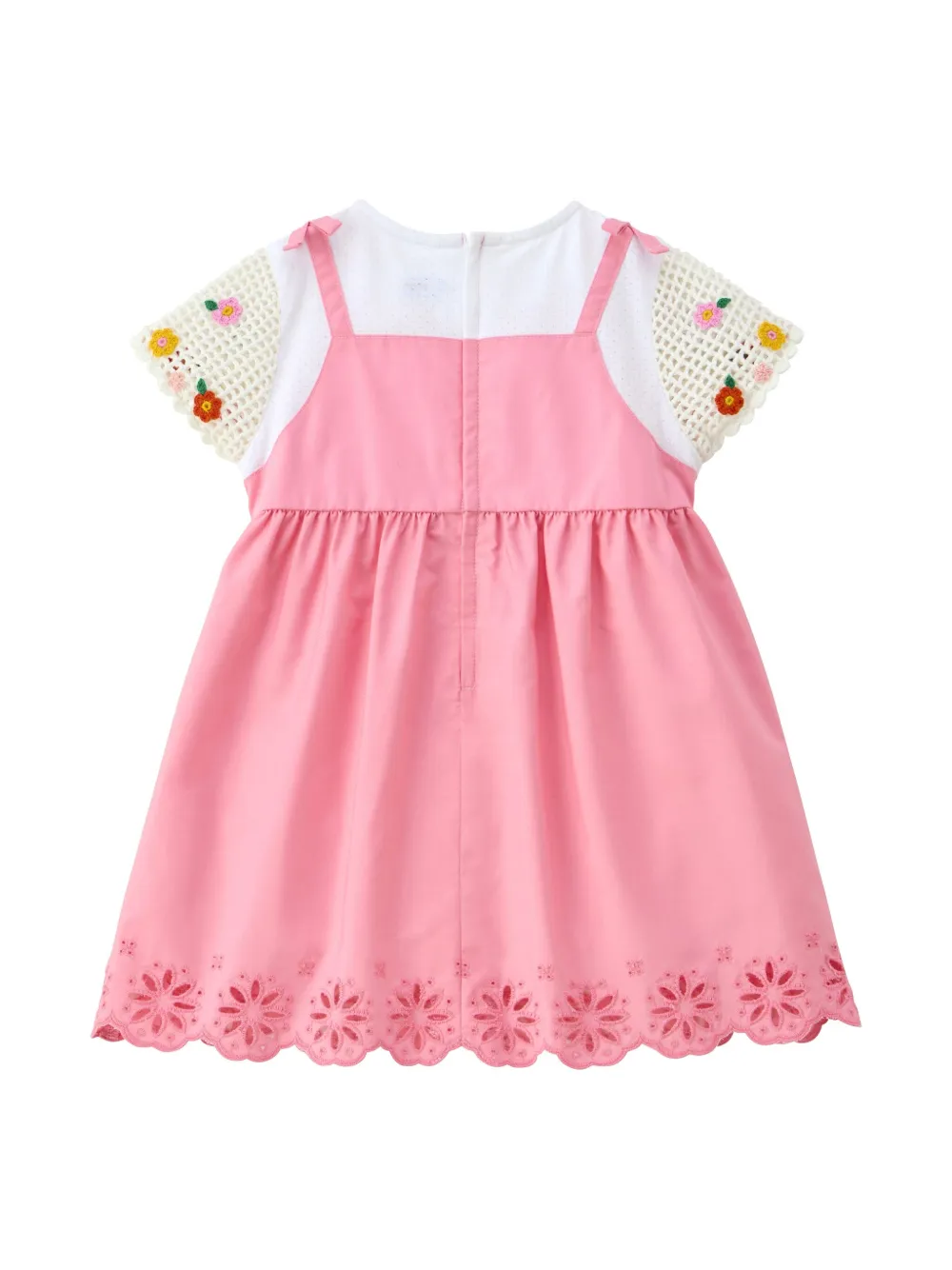 mikihouse Miki House Jurk met konijnenpatroon - Roze
