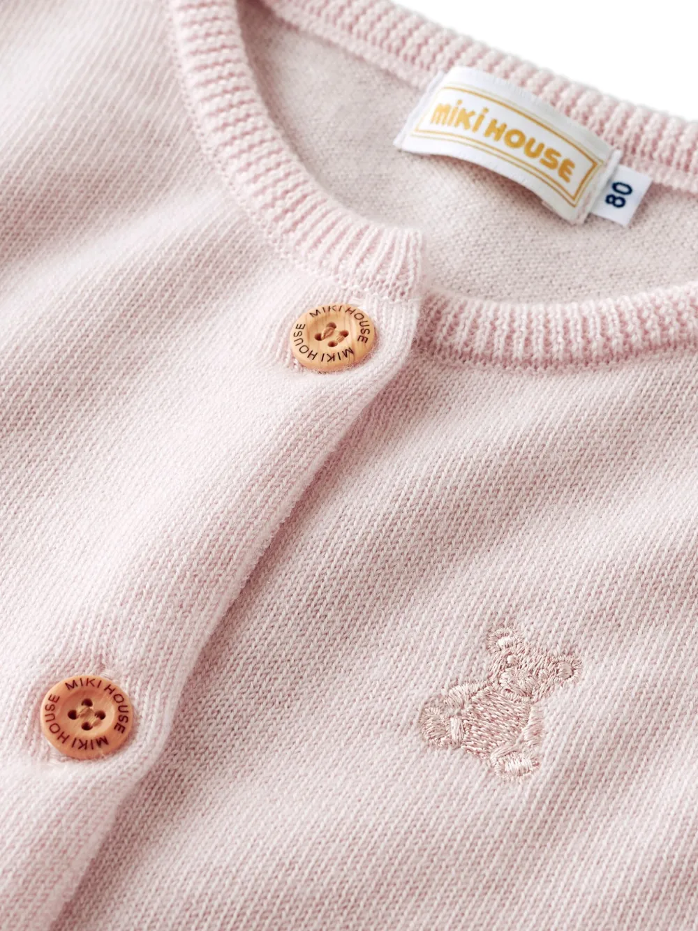 Miki House Kasjmier vest Roze