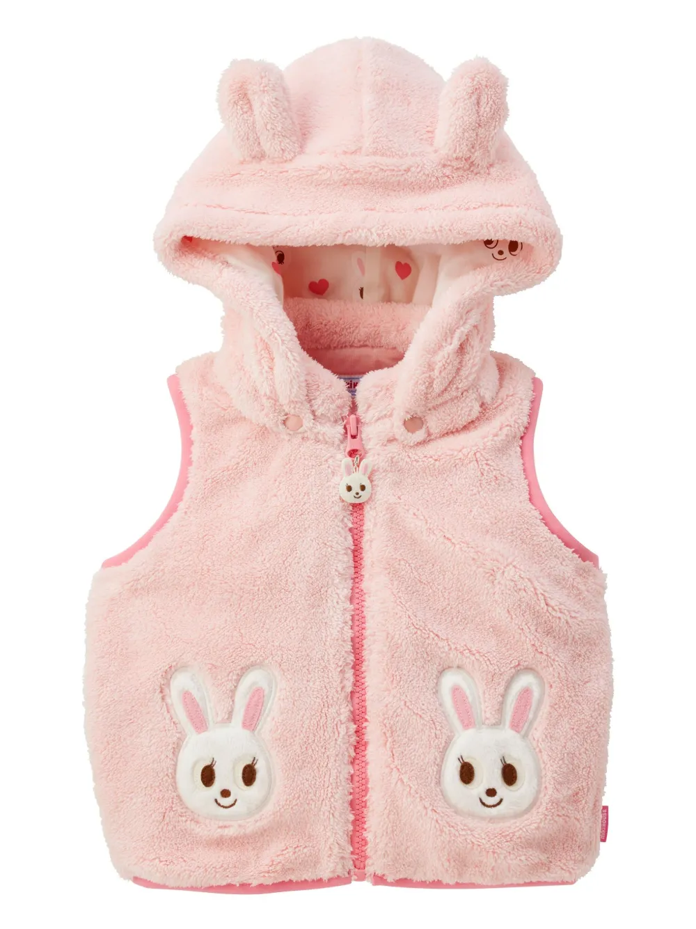 Miki House Rabbit Weste | Rosa | Image 1