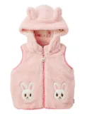 Miki House Rabbit gilet - Pink