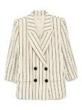 Saint Laurent Pre-Owned 1990-2000s double breasted jacket - Neutrals