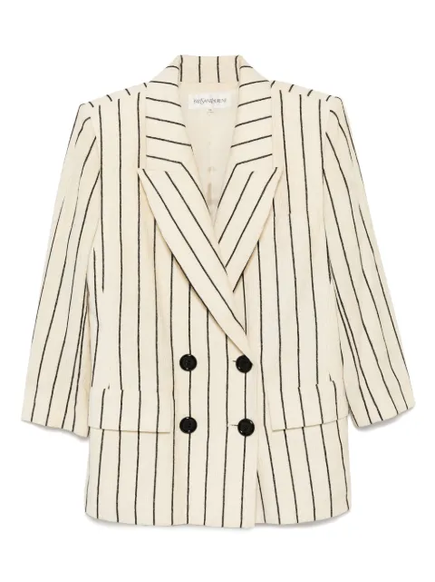 Saint Laurent Pre-Owned 1990-2000s double breasted jacket