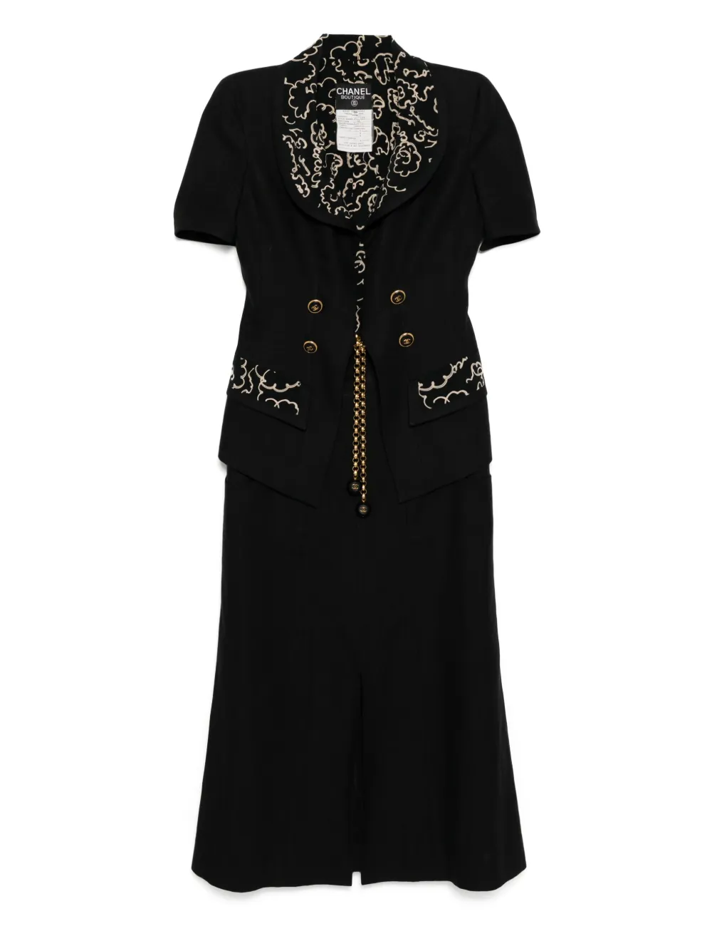 CHANEL Pre-Owned Tailleur con gonna 1993 | nero | Image 1