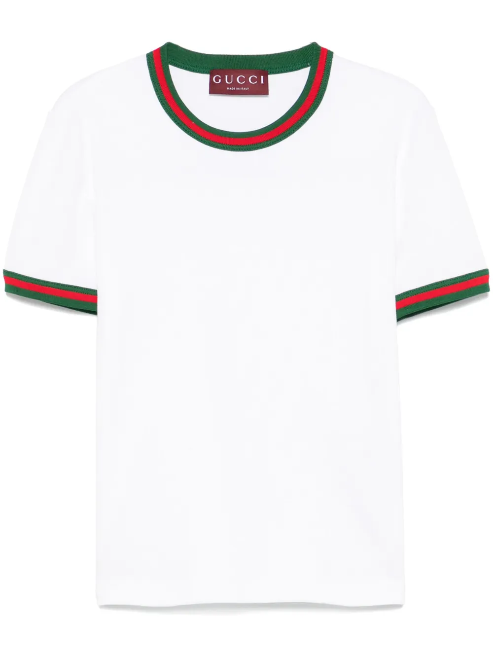 Gucci Wenトリム Tシャツ - ホワイト Gucci Wenトリム Tシャツ - ホワイト