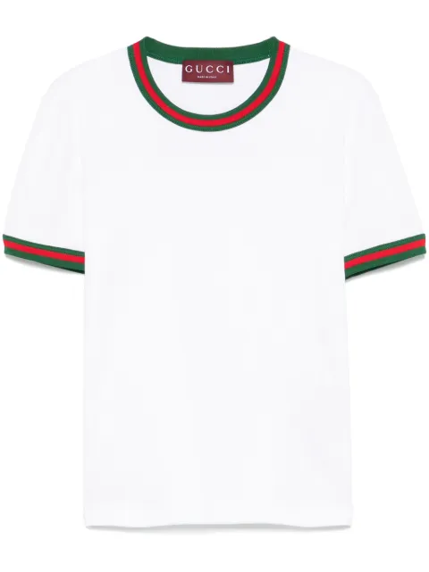 Gucci Wen-trim ribbed T-shirt