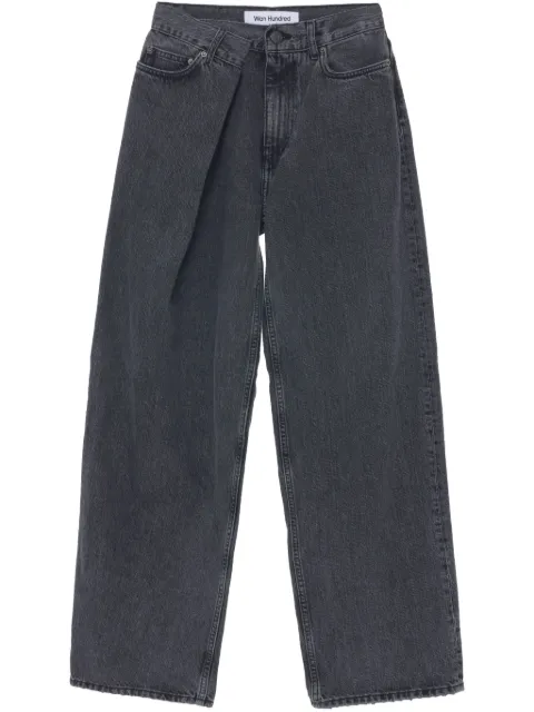 Won Hundred jeans con detalles plisado