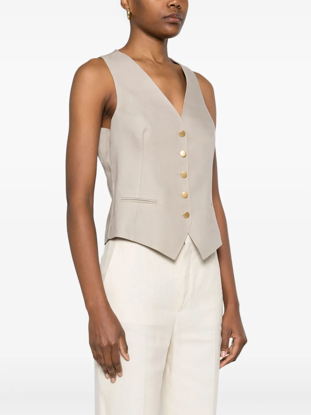 Tagliatore Gaelle gilet Beige