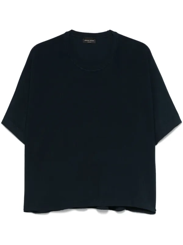 Roberto Collina T-shirt In Maglia | Blu | FARFETCH IT