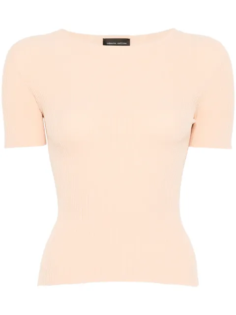 Roberto Collina fine-ribbed T-shirt