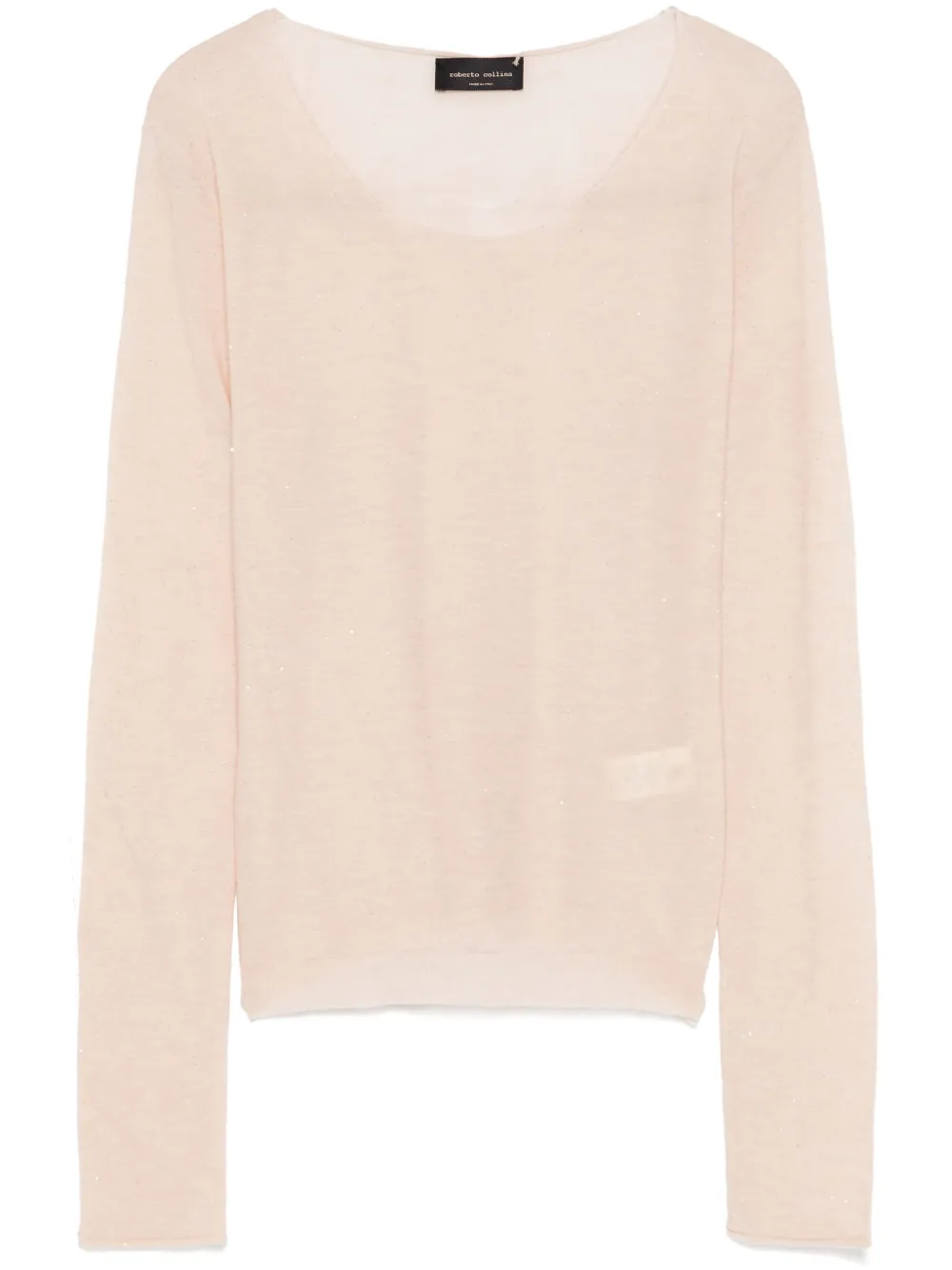 Roberto Collina sequined top | Neutrals | Image 1