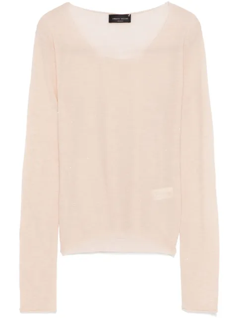 Roberto Collina sequined top