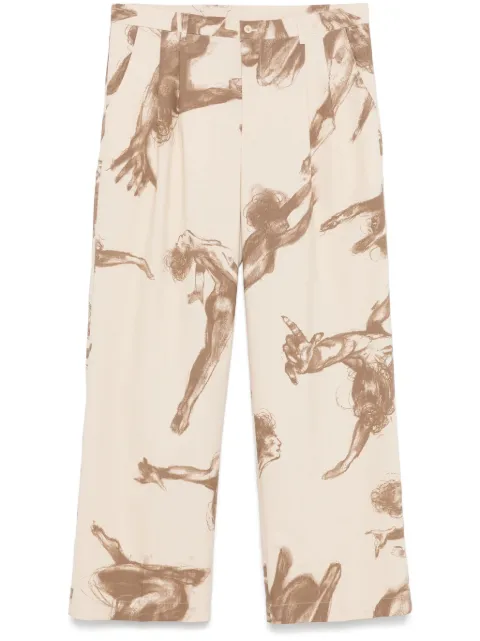 KidSuper illustration-print trousers