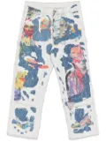 KidSuper distressed trousers - Blue