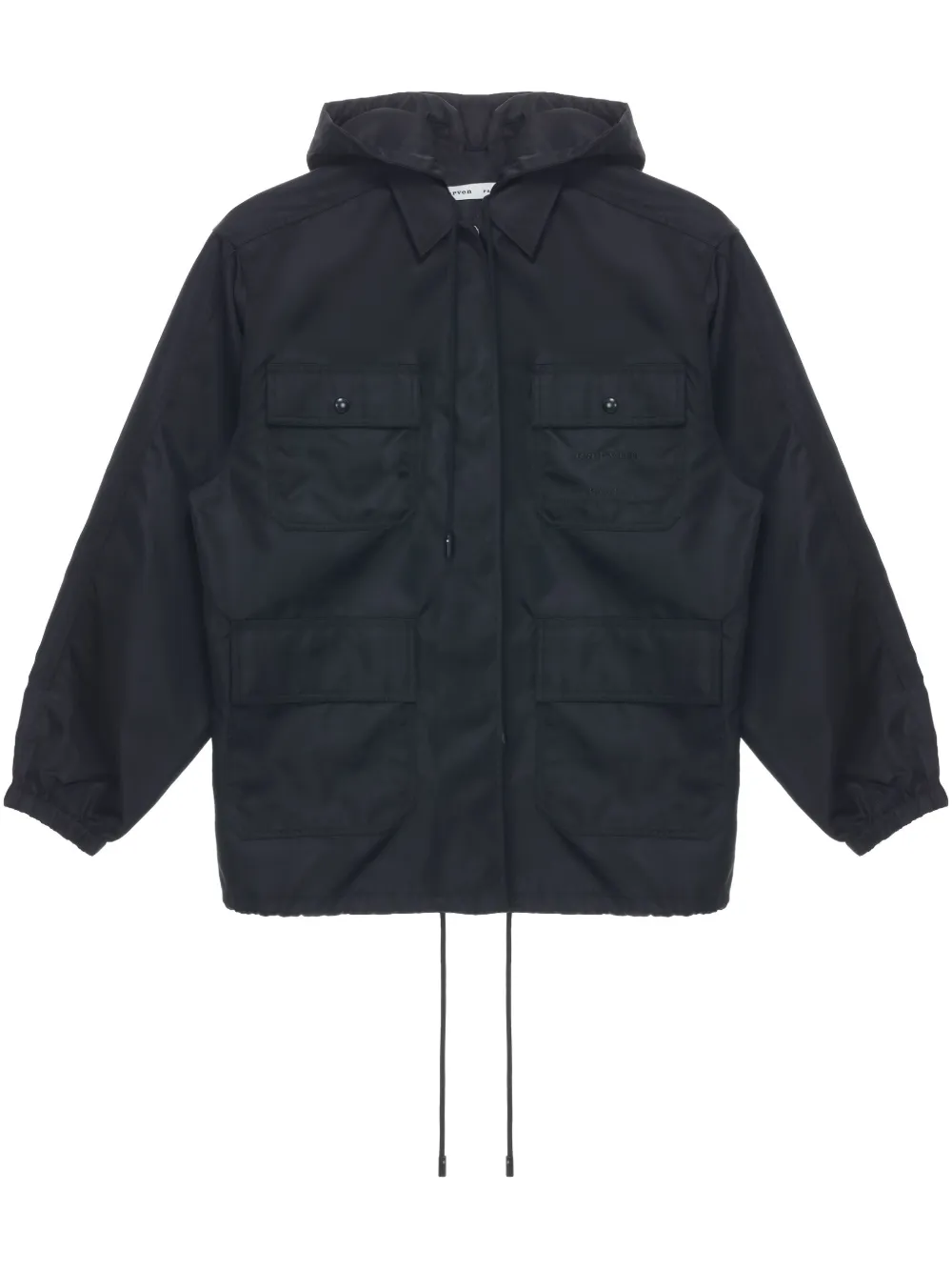 Carven blusón con capucha | negro | Image 1