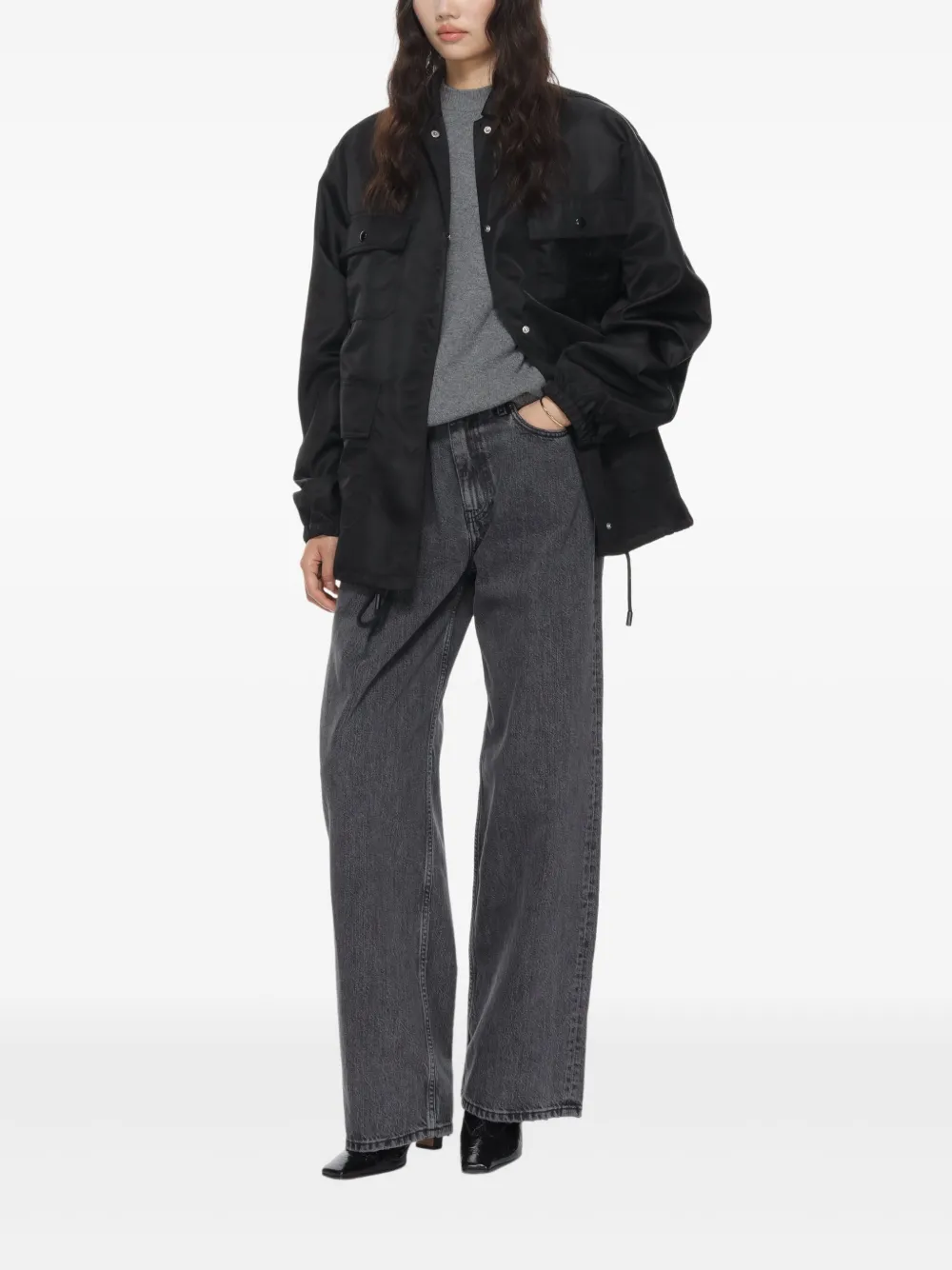 CARVEN HOODED BLOUSON