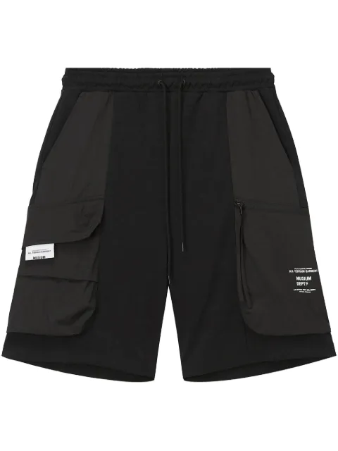 Musium Div. shorts cargo con logo estampado