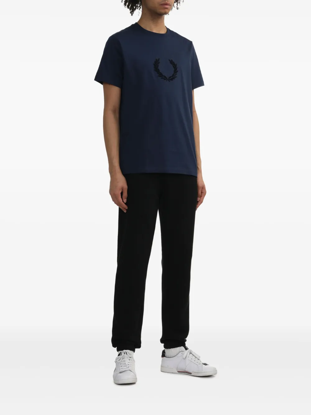 Fred Perry Katoenen T-shirt - Blauw