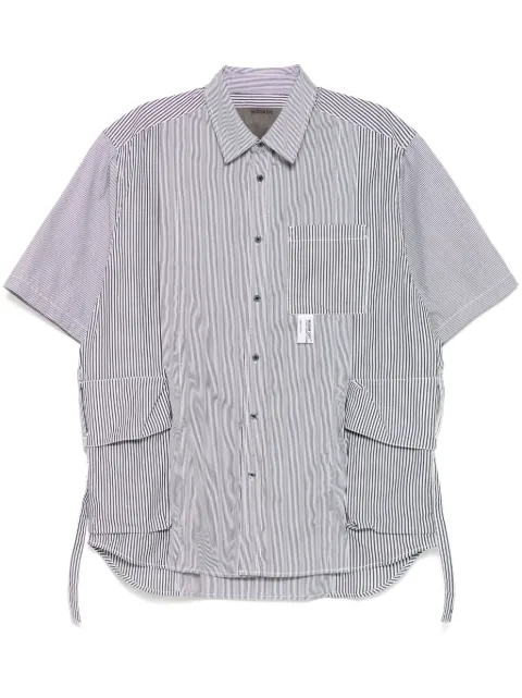 Musium Div. camisa con rayas estampadas