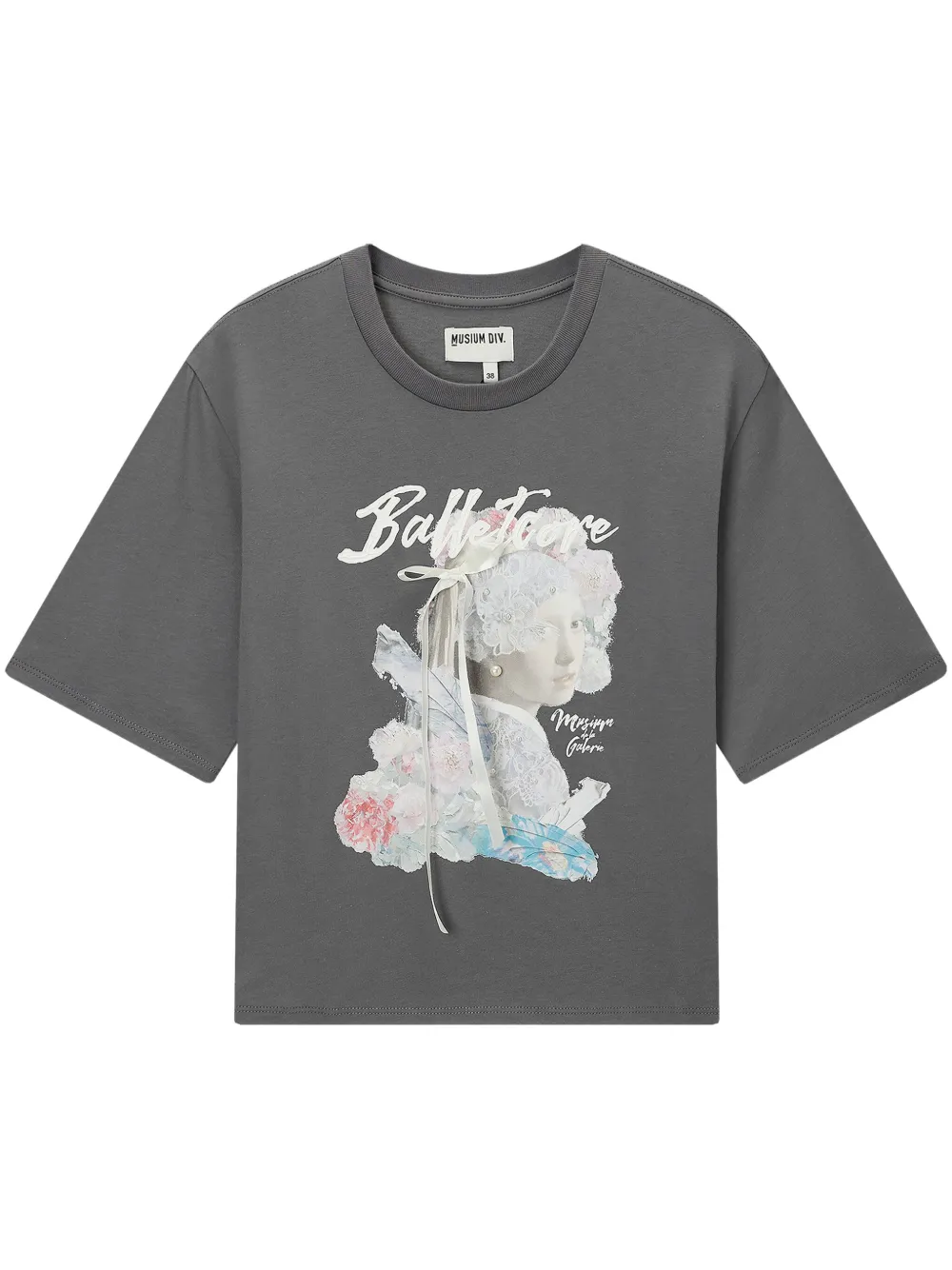 Musium Div. cotton T-shirt Grijs