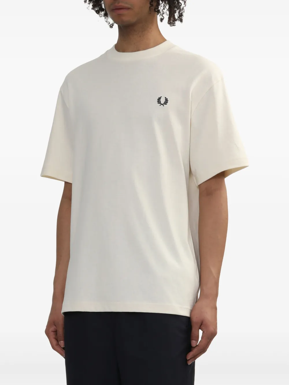 Fred Perry Katoenen T-shirt Wit