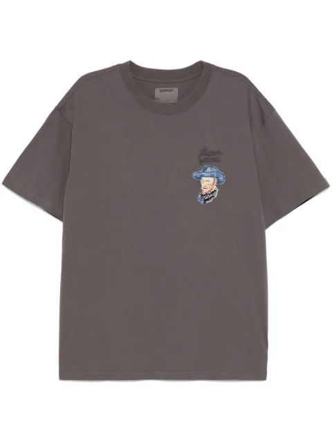 Musium Div. logo-embroidered T-shirt