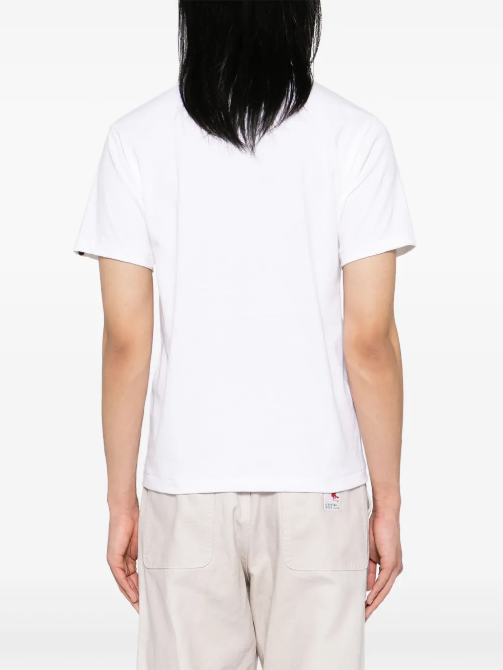 A BATHING APE T-shirt met logoprint Wit