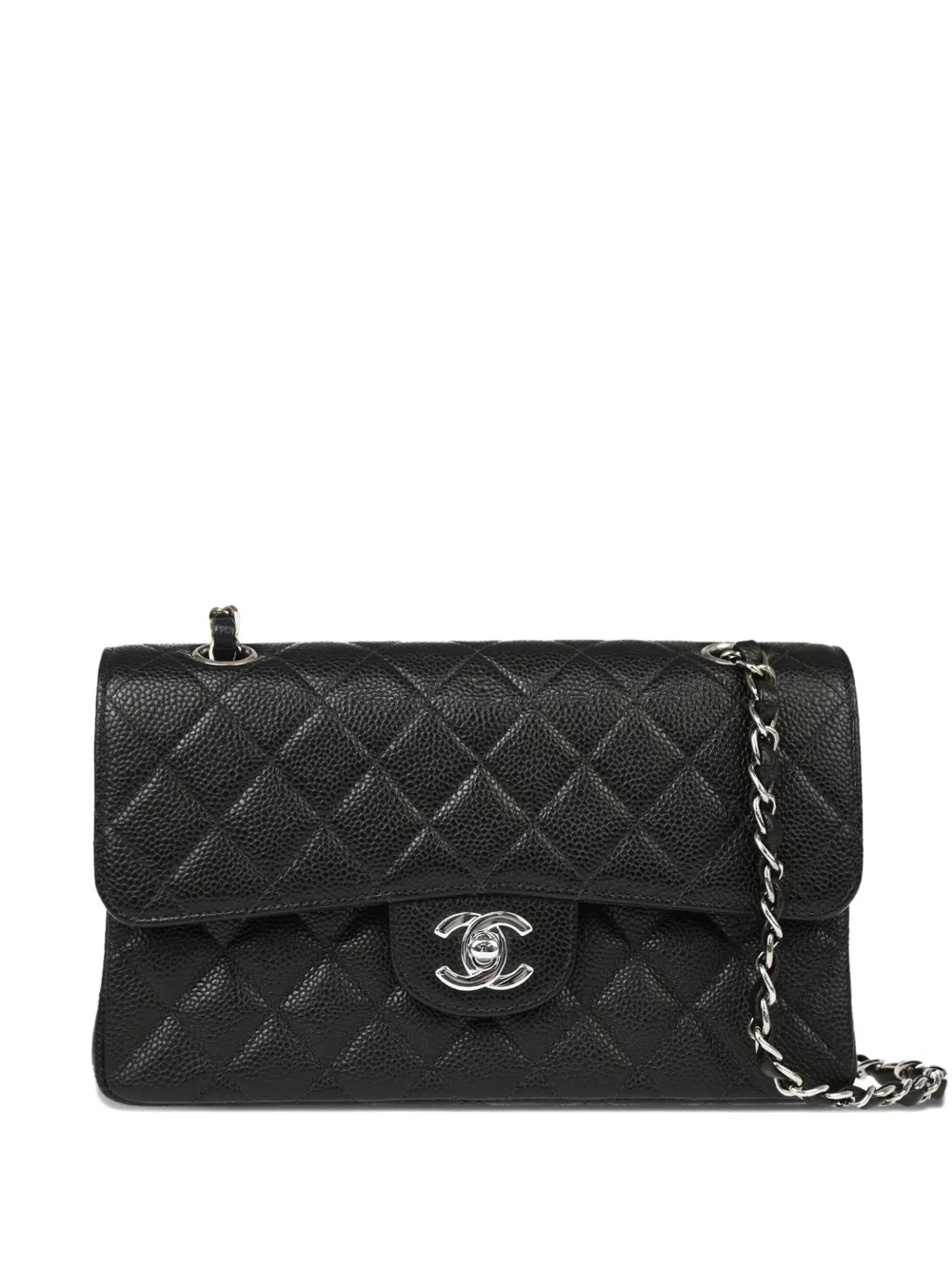 CHANEL Pre-Owned 2000 small Classic Double Flap shoulder bag | Black | Image 1