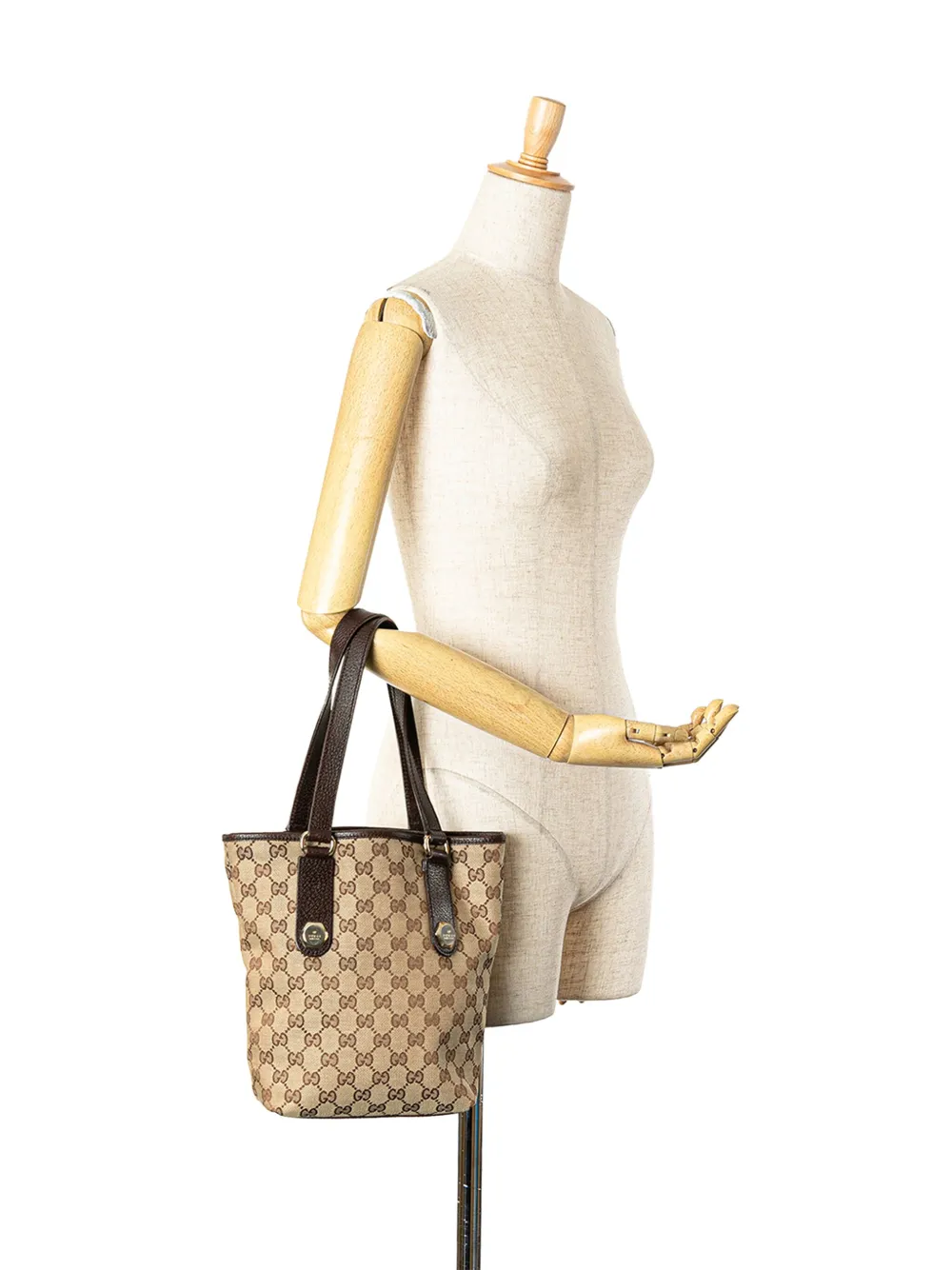 Gucci Pre-Owned Borsa a spalla Charmy in tela GG 2000-2015 | Image 7