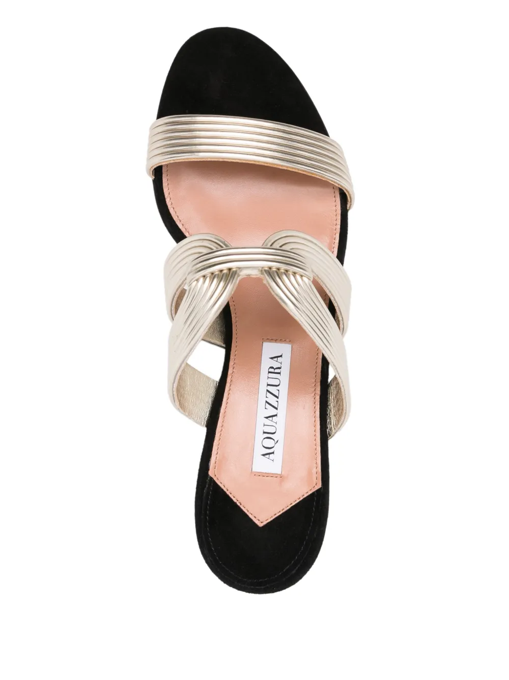 Aquazzura 40 mm Essencia sandalen Goud