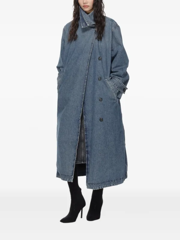 Won Hundred Adrianna コート | ブルー | FARFETCH JP