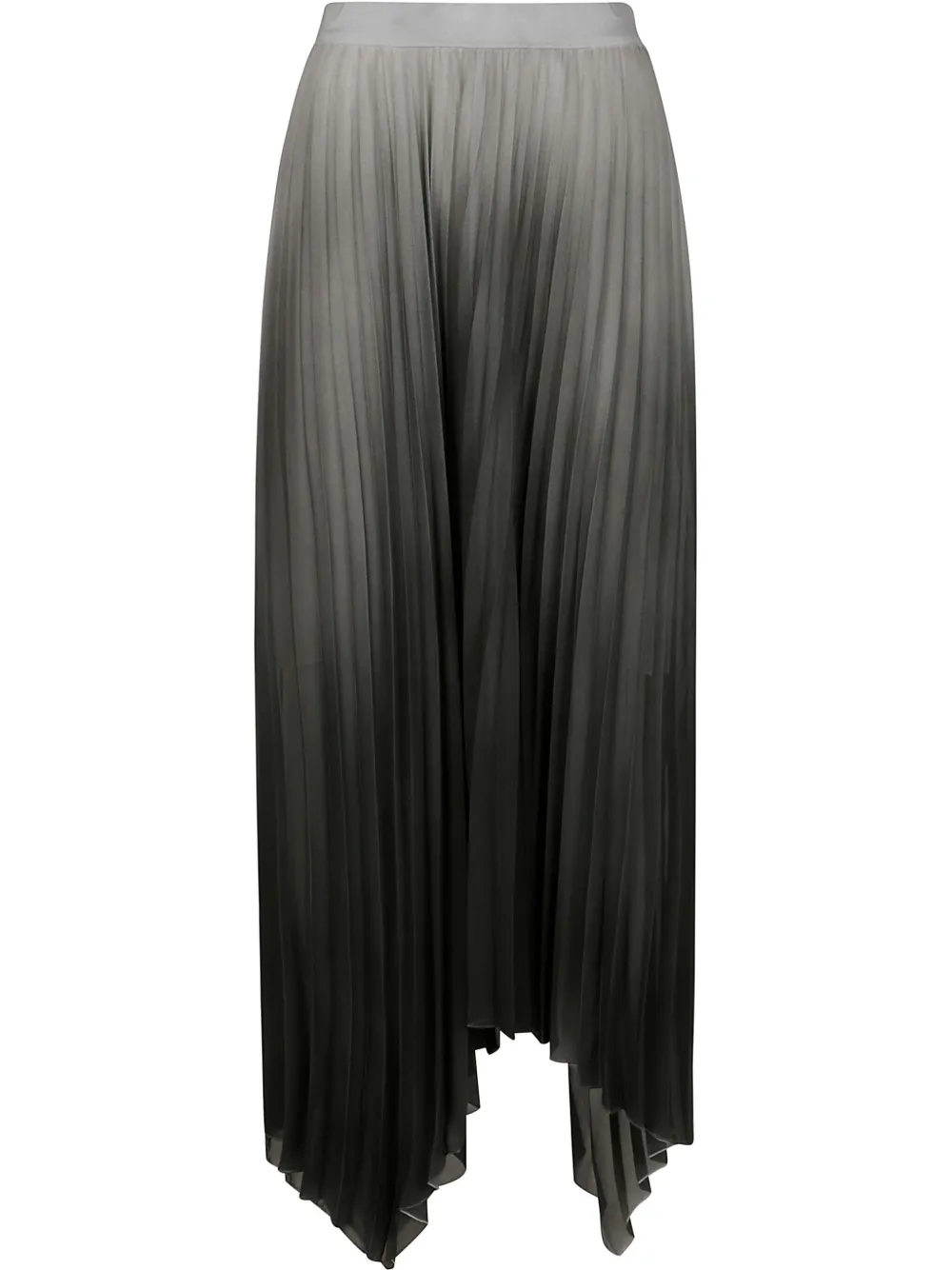 pleated midi skirt