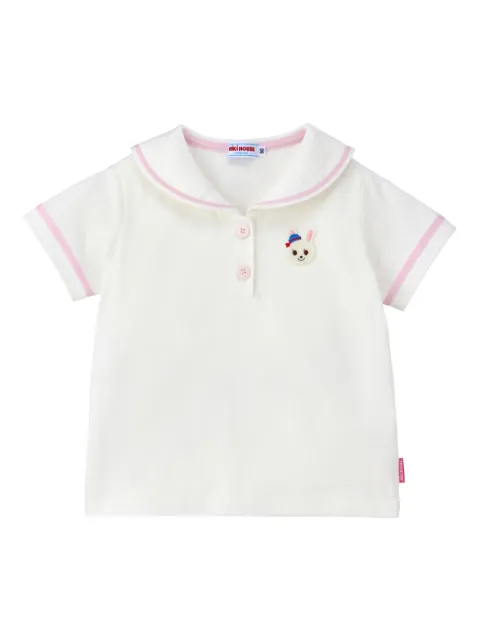 Miki House rabbit-motif t-shirt