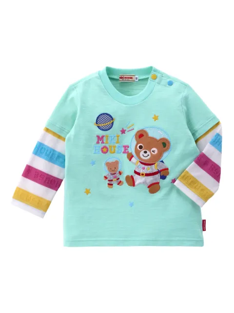 Miki House Bear Astronaut T-shirt