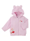 Miki House rabbit-motif jacket - Pink