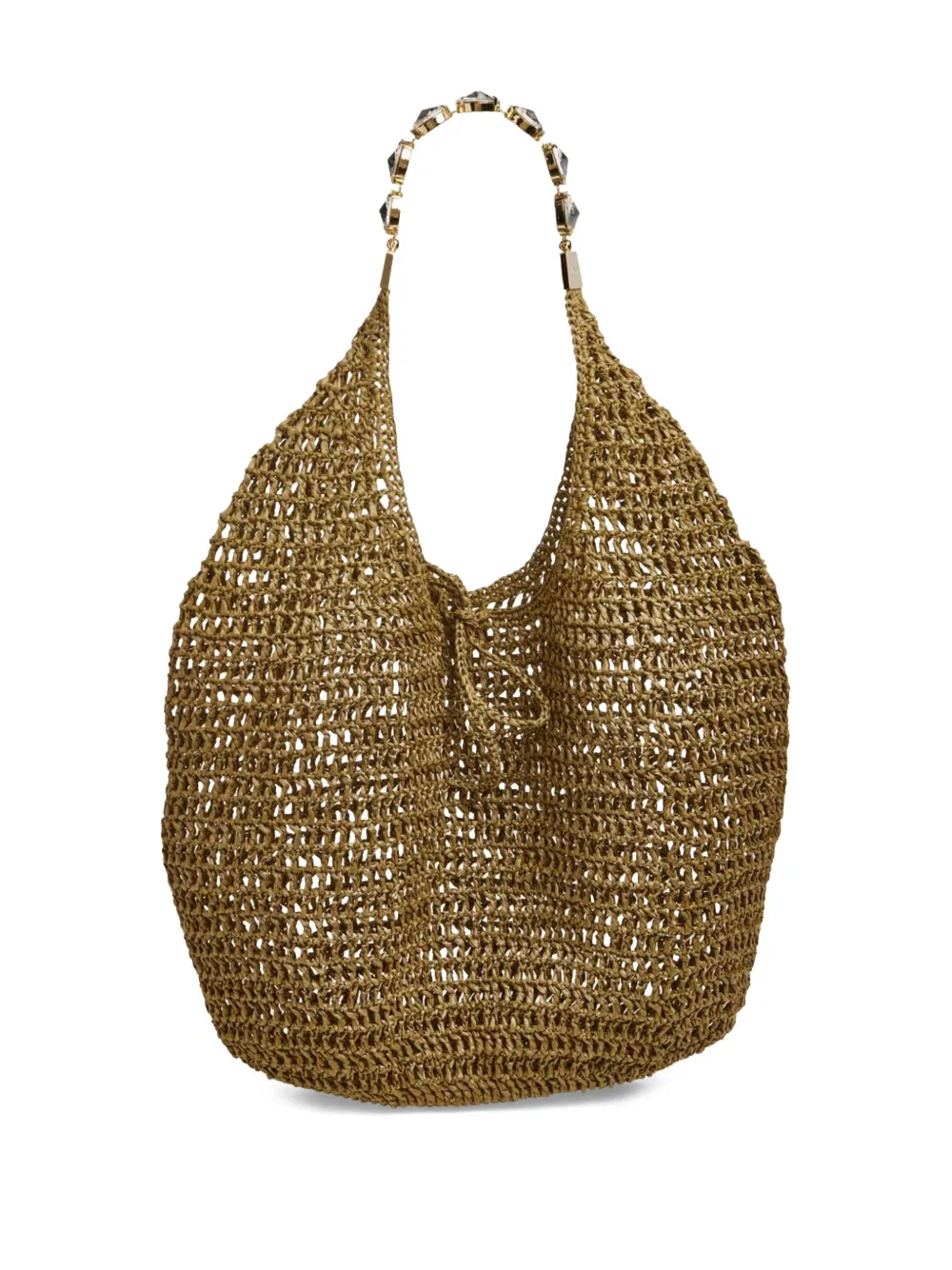 L'Alingi raffia tote bag - Beige