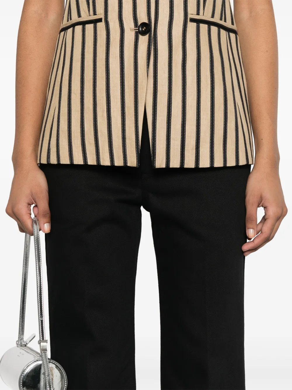 Shop Jil Sander Flared Jeans In Black