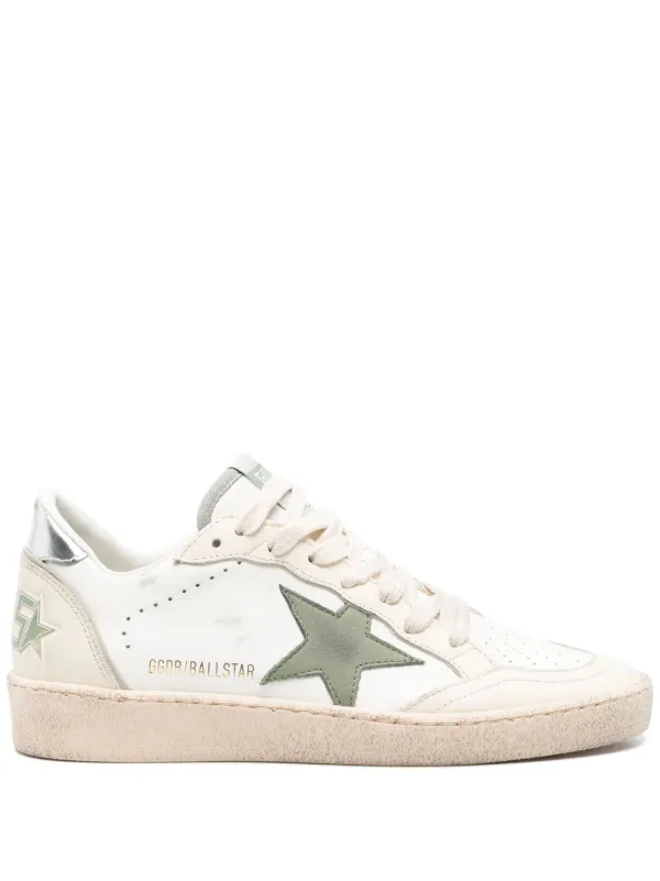 スニーカー Golden  GWF00804 F007323 10889 Sneakers ball star 2 in Golden Goose Girl's Ball Star Glitter and Leather Sneakers