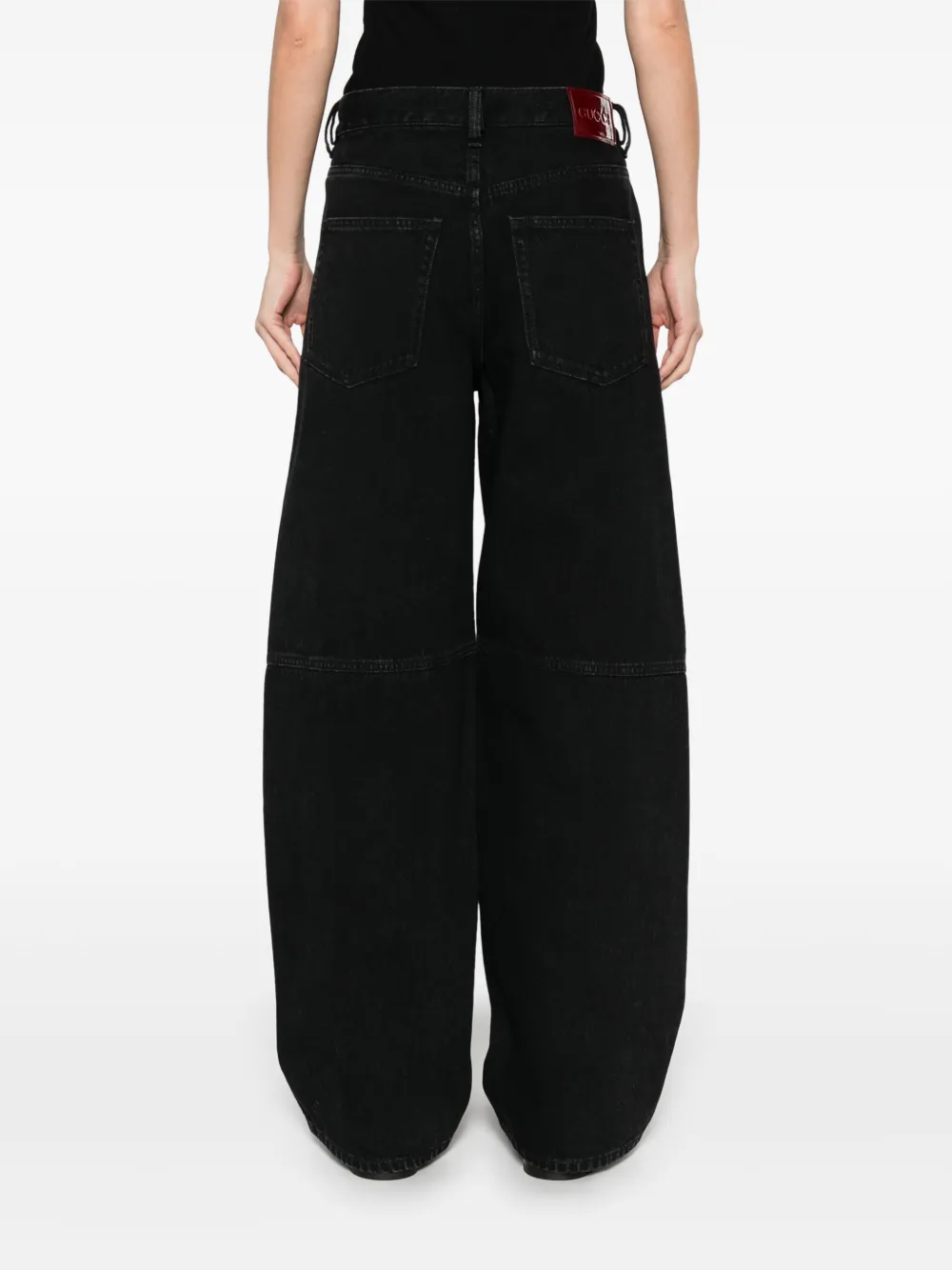 Gucci Jeans met toelopende pijpen Zwart