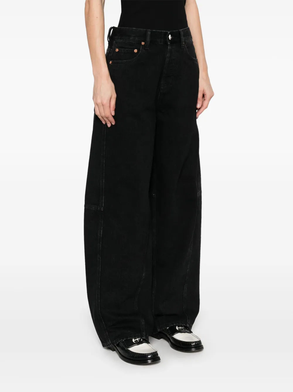 Gucci Jeans met toelopende pijpen Zwart