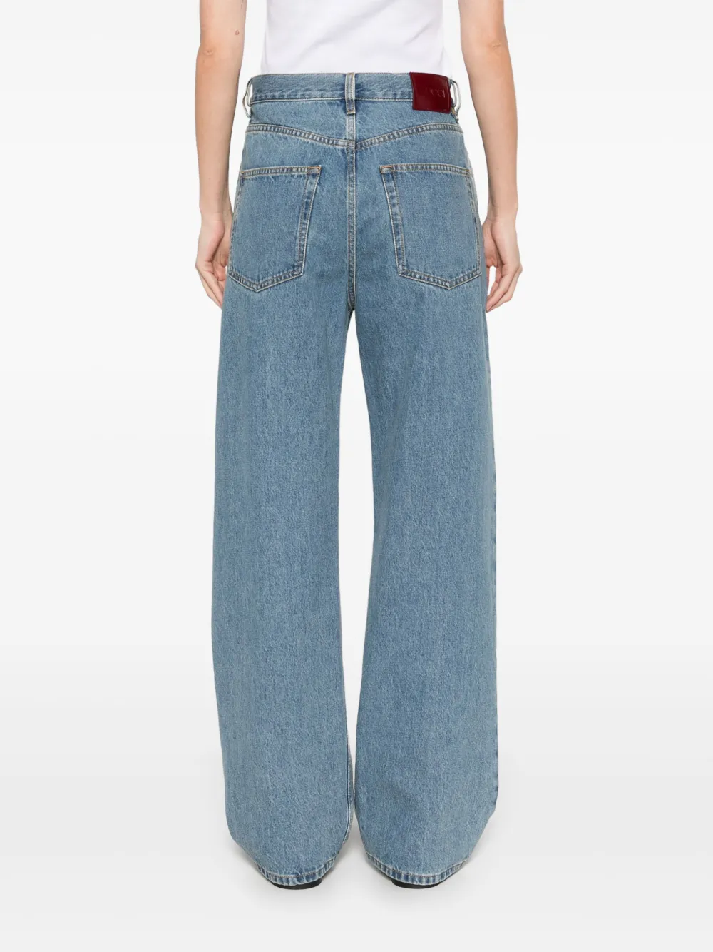 Gucci Slim-fit jeans Blauw